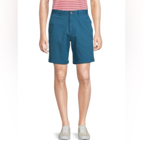 ORIGINAL PENGUIN Slim Fit Flat Front Chino Shorts - Picture 1 of 3